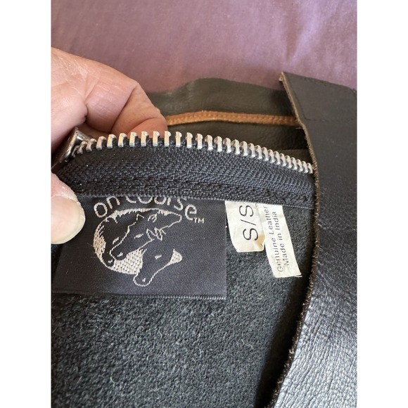 Ladies Or Girls Leather Chaps Size Small On Course - Picture 14 of 16